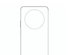 Eine Skizze des neuen Vivo X300 Pro (Bildquelle: Digital Chat Station via Weibo)